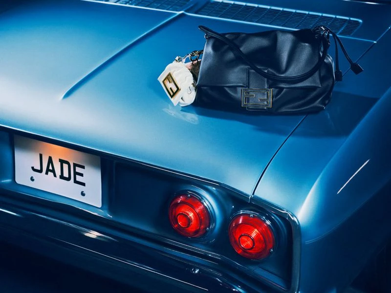 Fendi Mamma Baguette starring JADE