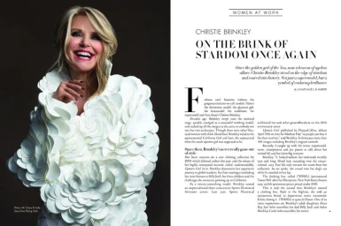 Christie Brinkley on the brink of stardom once again