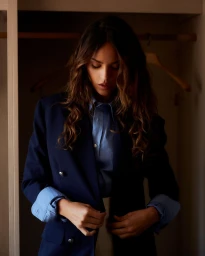 Eiza González Suits Up For Ralph Lauren’s New York Show