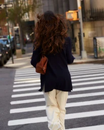 Eiza González Suits Up For Ralph Lauren’s New York Show