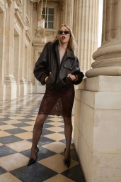 Saint Laurent Fall 24 Chloë Sevigny