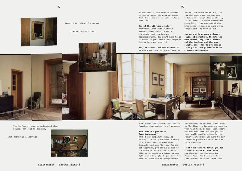 Darius Khondji For Apartamento By Frank Lebon