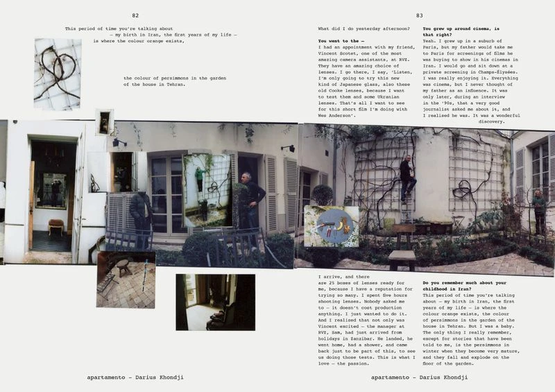 Darius Khondji For Apartamento By Frank Lebon