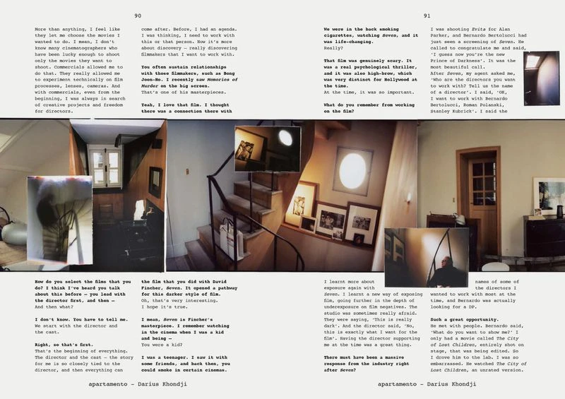 Darius Khondji For Apartamento By Frank Lebon