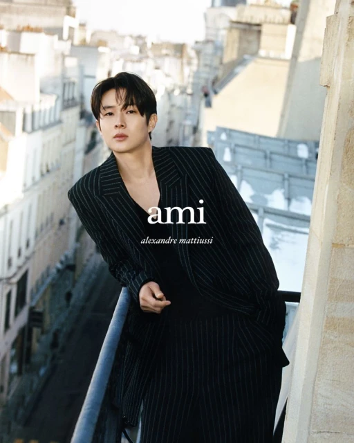 Choi Woo-shik for Ami Spring-Summer 2024