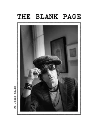 The Blank Page Magazine #3 Cover