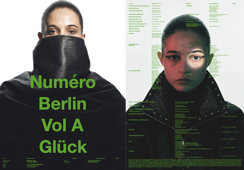Numero Berlin Vol A Glück Fall/ Winter 2024 Covers