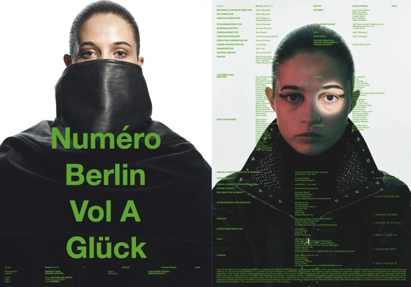 Numero Berlin Vol A Glück Fall/ Winter 2024 Covers