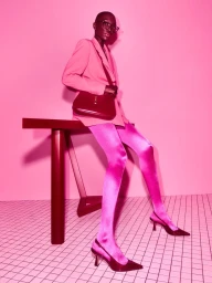 Think Pink: Amina Seck for Wolford