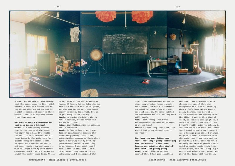 Moki Cherry’s Home in Sweden by Frank Lebon for Apartamento Issue 36