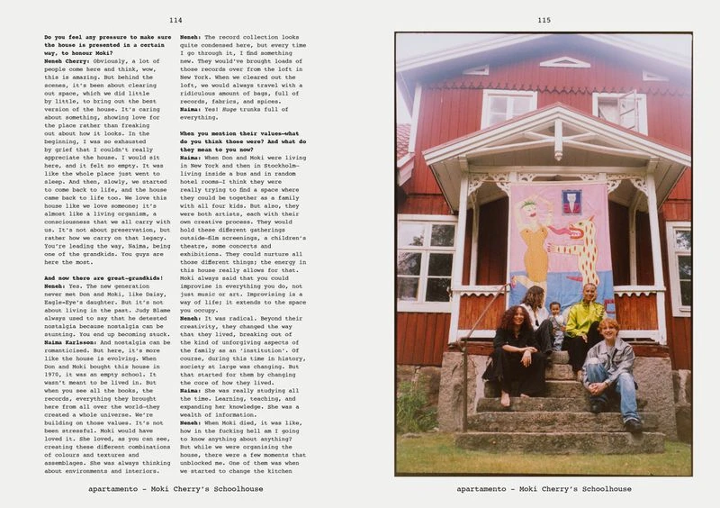 Moki Cherry’s Home in Sweden by Frank Lebon for Apartamento Issue 36