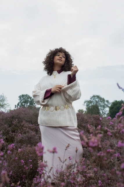 Purple /UJETA MED LILA CVETOVI