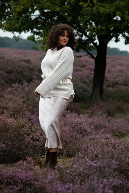 Purple /UJETA MED LILA CVETOVI