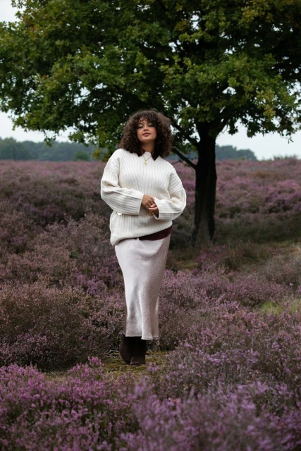 Purple /UJETA MED LILA CVETOVI