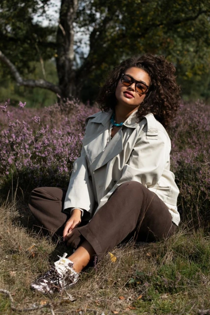 Purple /UJETA MED LILA CVETOVI