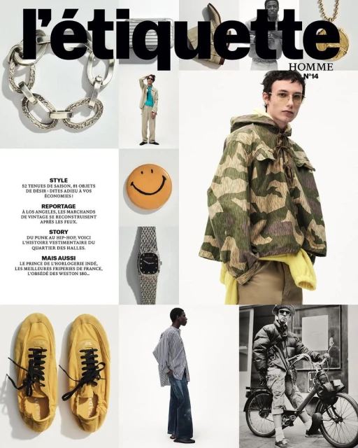 L'Etiquette Homme Magazine #14 Spring/Summer 2025 Cover