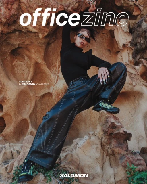 Sukii Baby x Salomon for Office Magazine