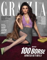 Hande Erçel Grazia Italy October 2025 Cover