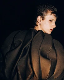 Backstage at F/W25 Romantic Sharpness (Show in Milan)