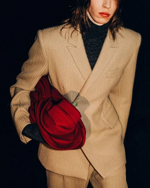 Backstage at F/W25 Romantic Sharpness (Show in Milan)