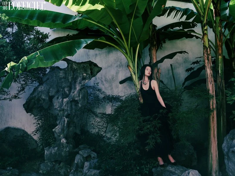 Autumn Solitude in the Pavilion bridge