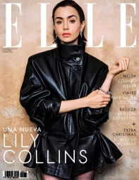 Elle Spain December 2025 Cover - Lily Collins