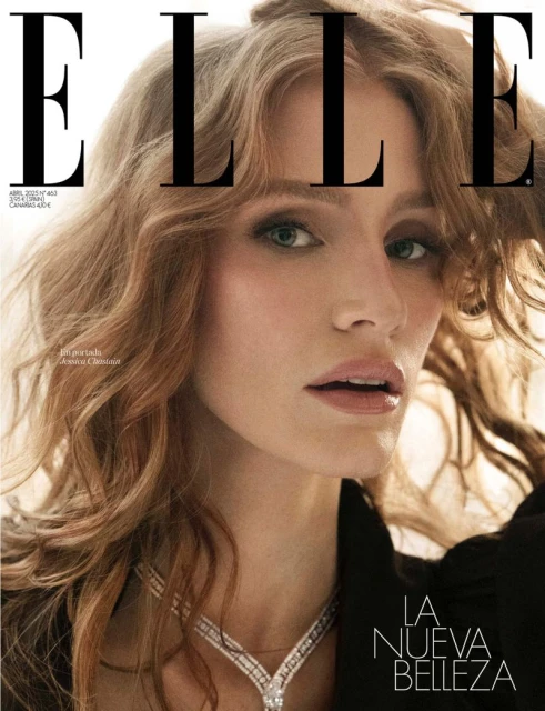 Elle Spain April 2025 Cover - Jessica Chastain