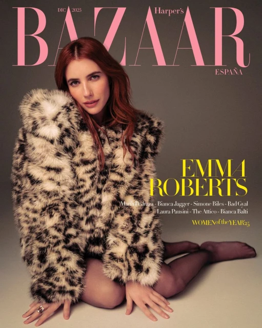 Harper's Bazaar España December 2025 Cover - WOTY 2025