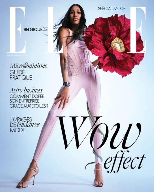 Elle Belgium March 2025 Cover