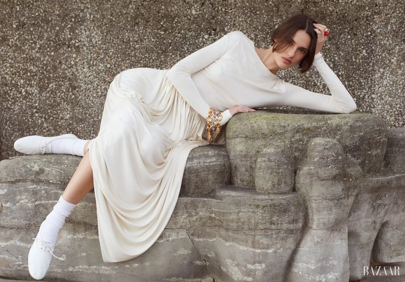 Aleyna Fitzgerald is resplendent in the city of lights