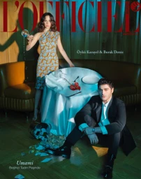 L'Officiel Turkey February 2025 Cover with Burak Deniz and Öykü Karayel