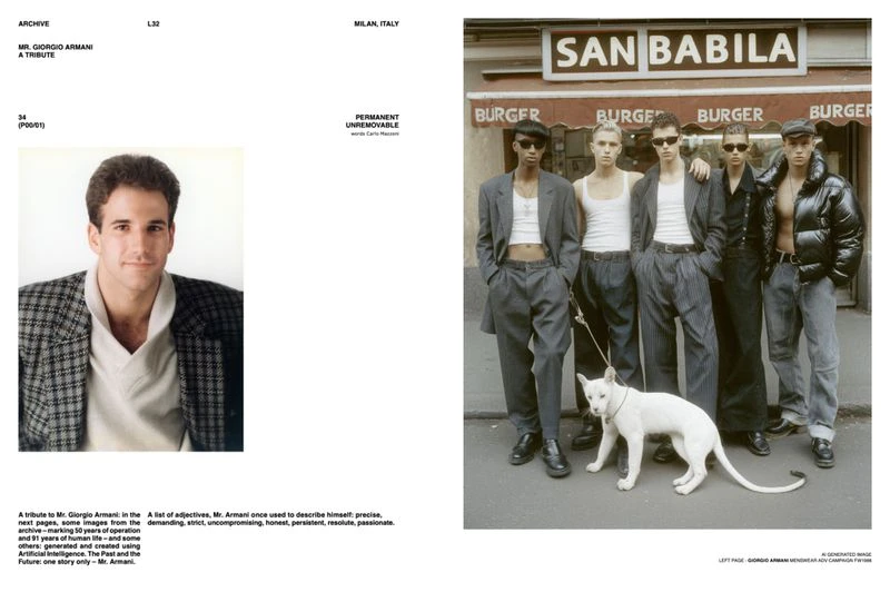 MR. GIORGIO ARMANI A TRIBUTE