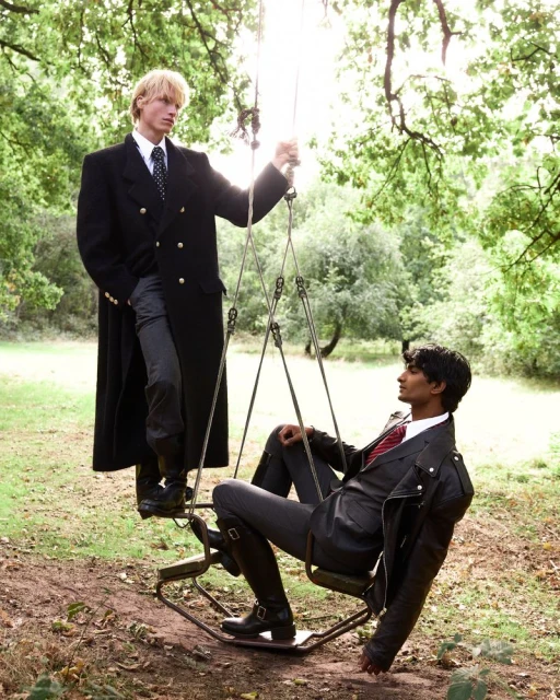 In the garden, we grew wild.