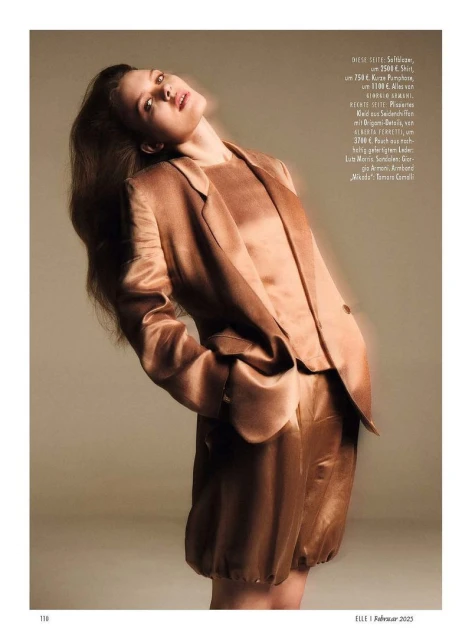 Elle Germany February 2025 Cover