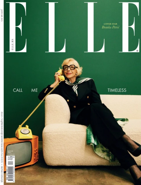 Elle Serbia January 2025 Cover