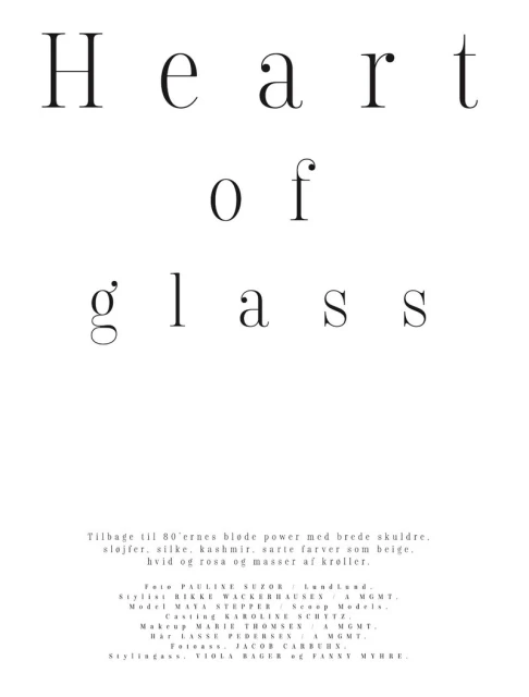 HEART OF GLASS