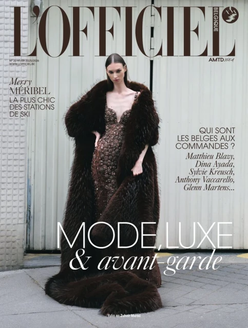 L'Officiel Belgium December 2025 Cover