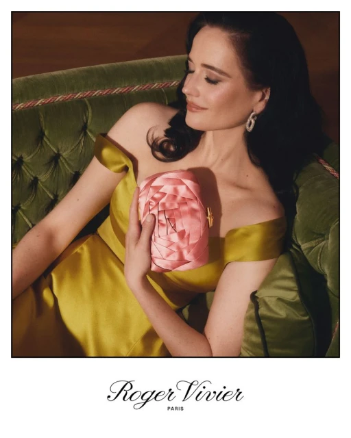 Eva Green for Autumn Winter 2025/26 “La Rose Vivier” campaign