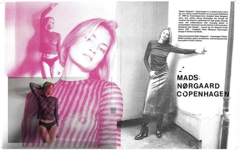 Mads Nørgaard F/W 25 Campaign Book Catalog