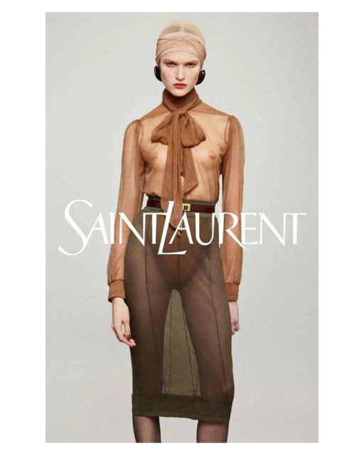 Saint Laurent Women's Winter 2024 Fitting