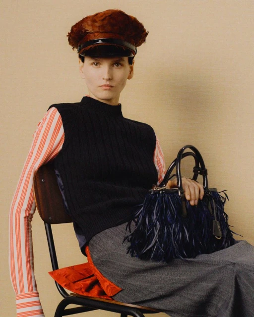 Prada Fall/Winter 2024: a romance between the past and future