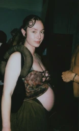 Zoe Gustavia Anna Whalen FW24, NYFW Backstage