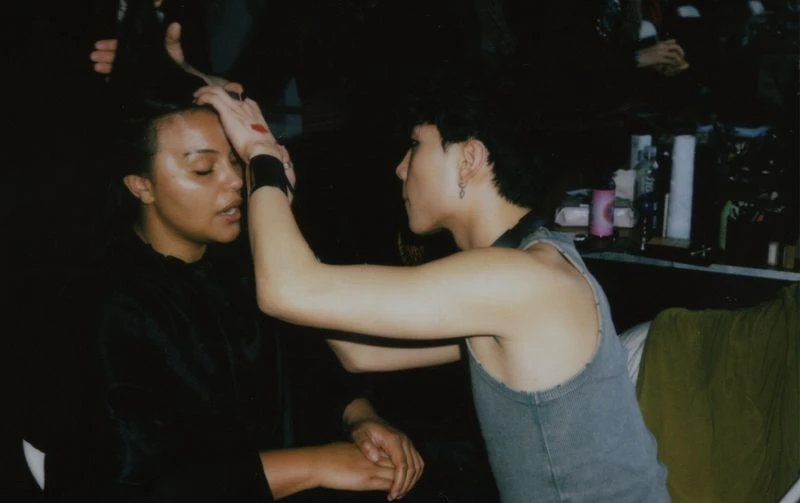 Eckhaus Latta FW24, Backstage NYFW