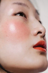 Beauty close up retouching