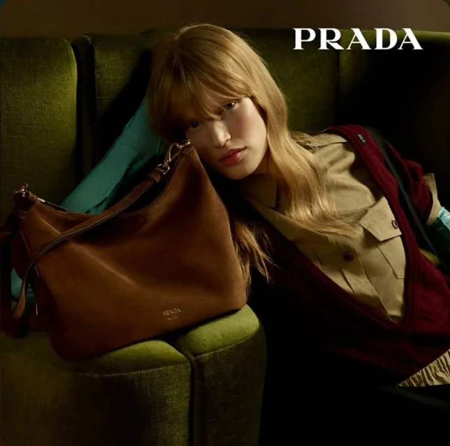 Prada Fold Bag 2026 Campaign