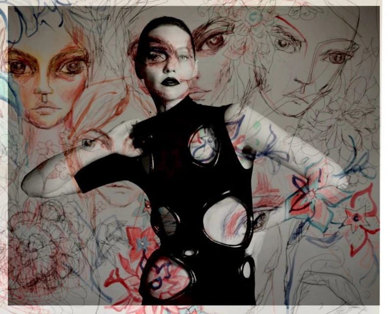 Sasha Pivovarova "A model and an art ...