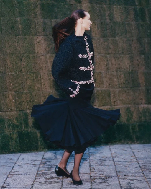 Jeanne Cadieu in Napoli, Italy