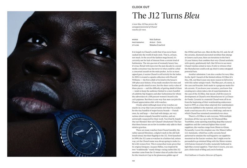 CLOCK OUT The J12 Turns Bleu