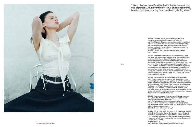 Code switching with Lily McMenamy