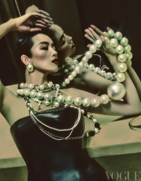 Vogue China 20th Anniversary Cover shoot